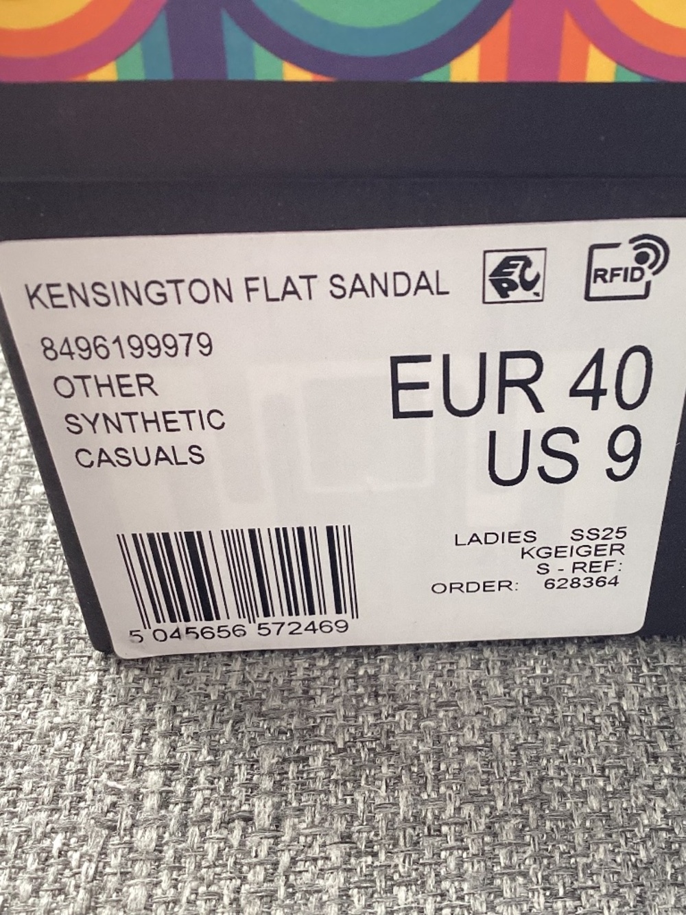 Kurt Geiger London Kensington Slide Sandal, size US9/EU40 - Picture 8 of 12